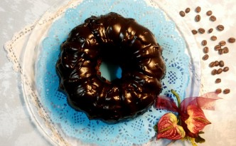 torta al cioccolato e caffè