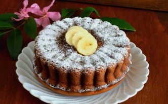 Torta morbida alla banana