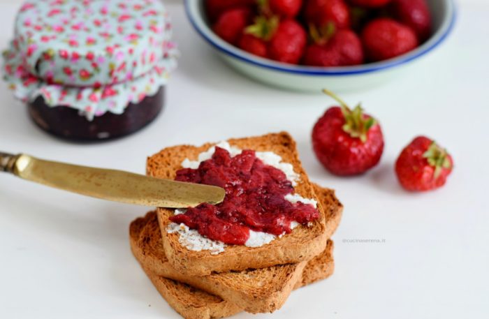 confettura di fragole senza zucchero