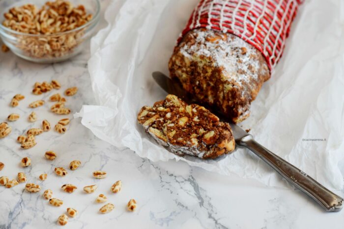 Salame-al-cioccolato-ricetta-senza-uova-nè-burro - Cucina ...